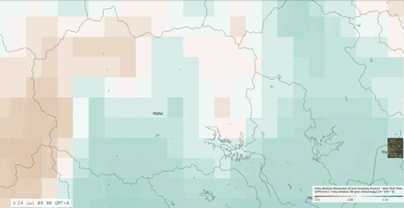 Fuping flood soil moisture insights