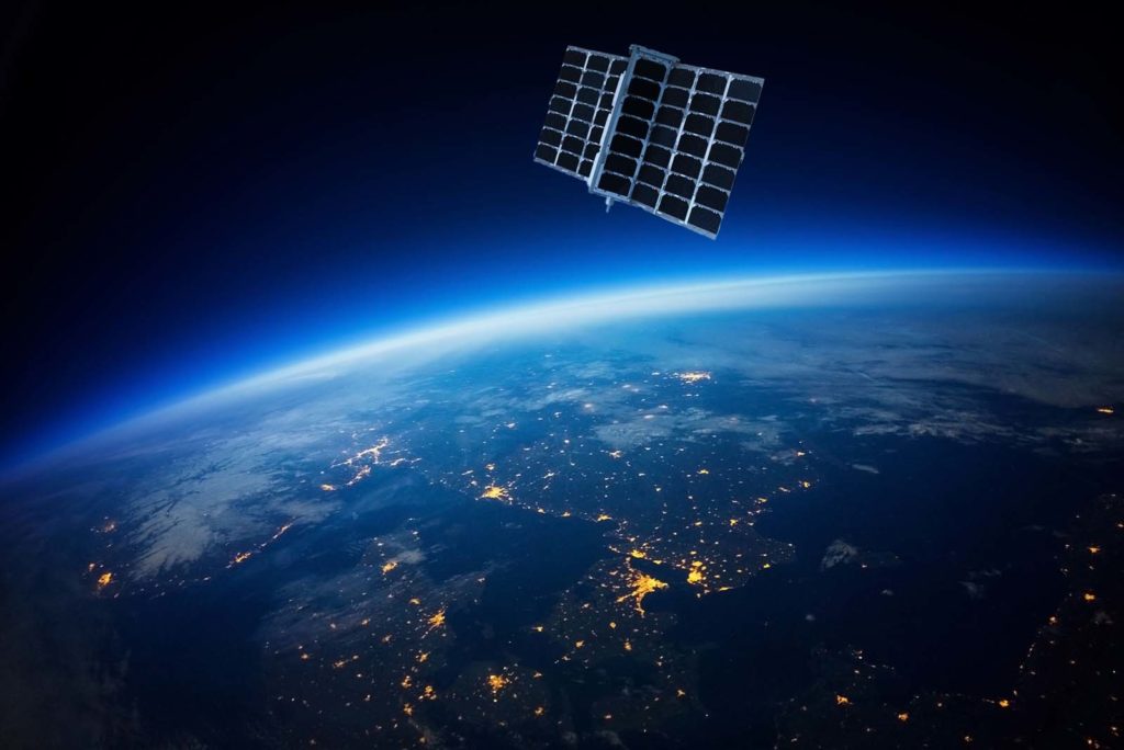 Lemur satellite in space