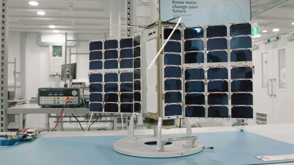 Spire satellite cleanroom