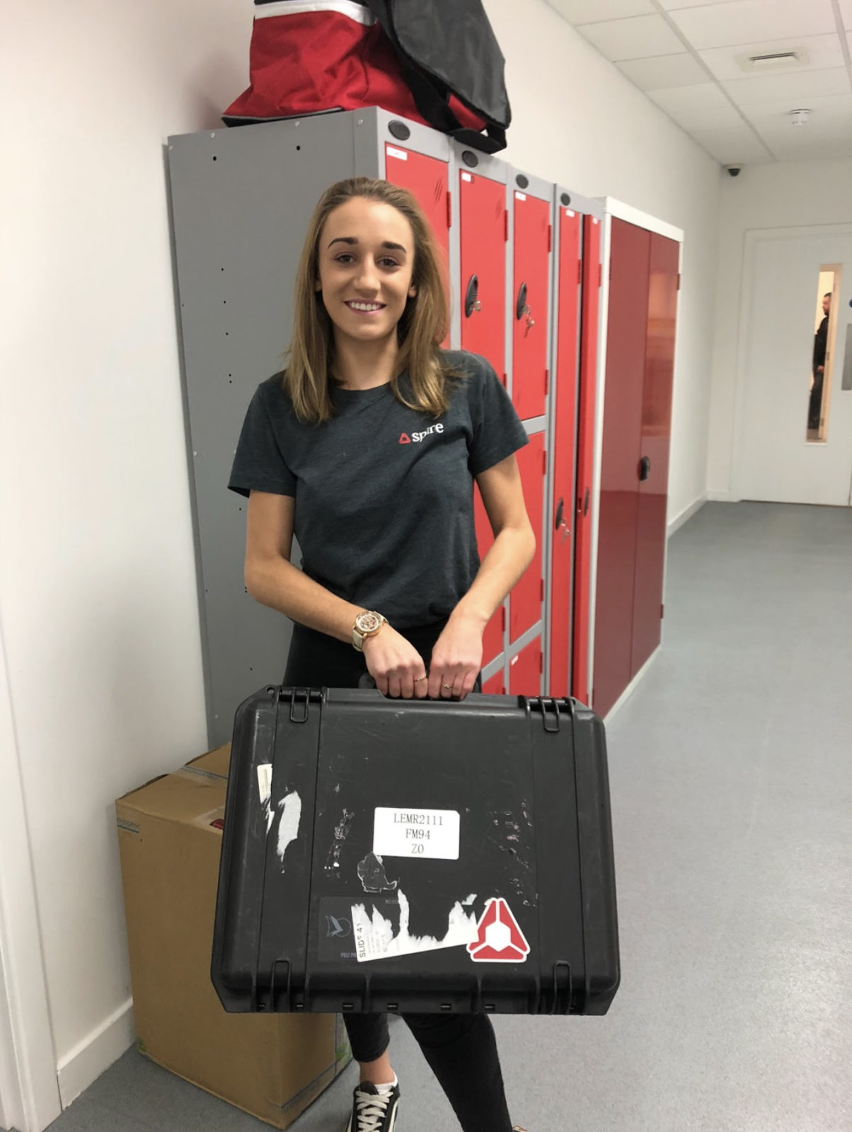 Zoe Clark, ready for work